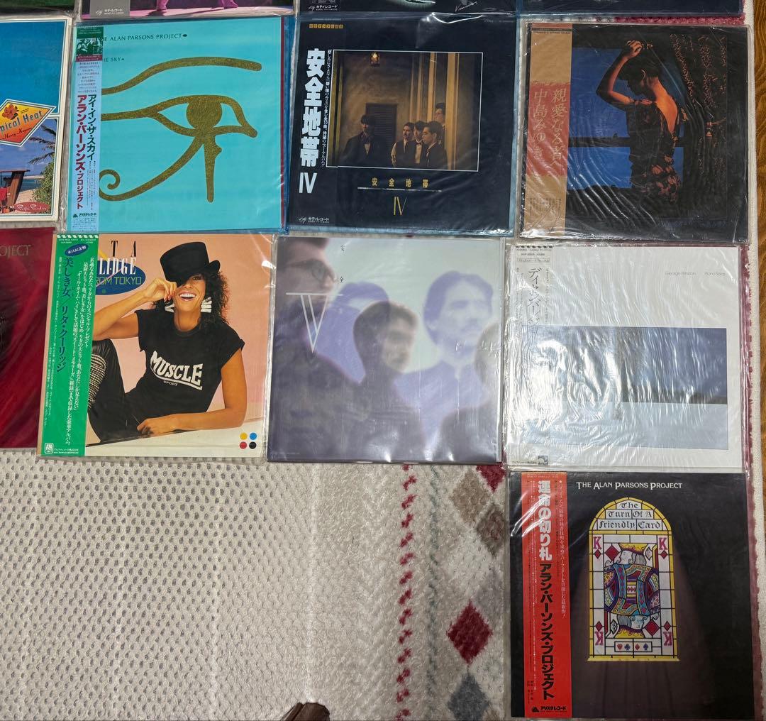 レコードまとめ売り 安全地帯 中島みゆき シンディ・ローパー 大瀧詠一など 洋楽