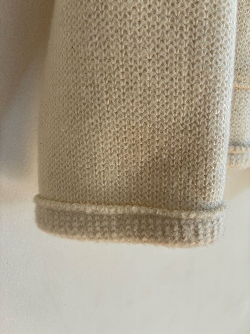 ［すずね］ PRISTINE アイボリー ノーカラージャケット M