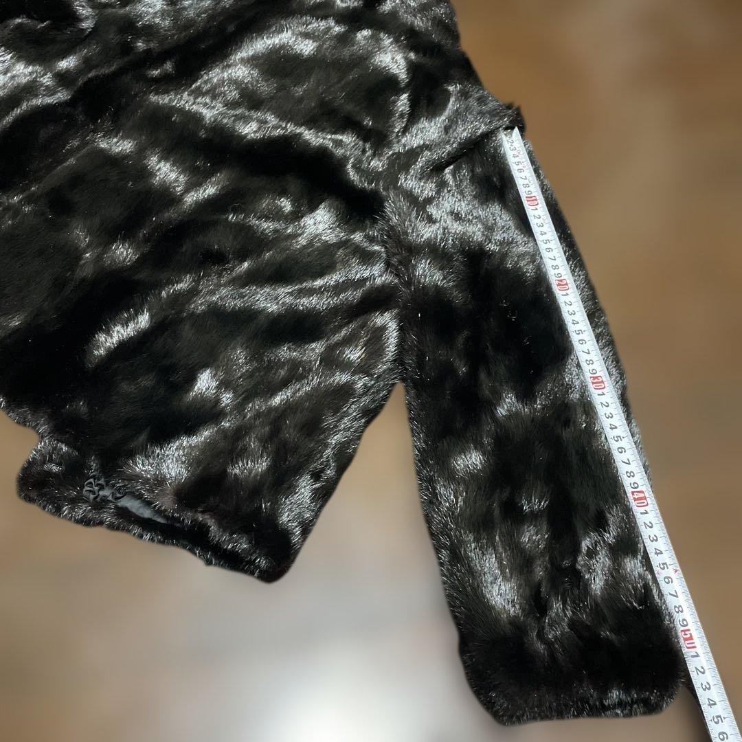 ミンク・リアルファージャケット・黒系