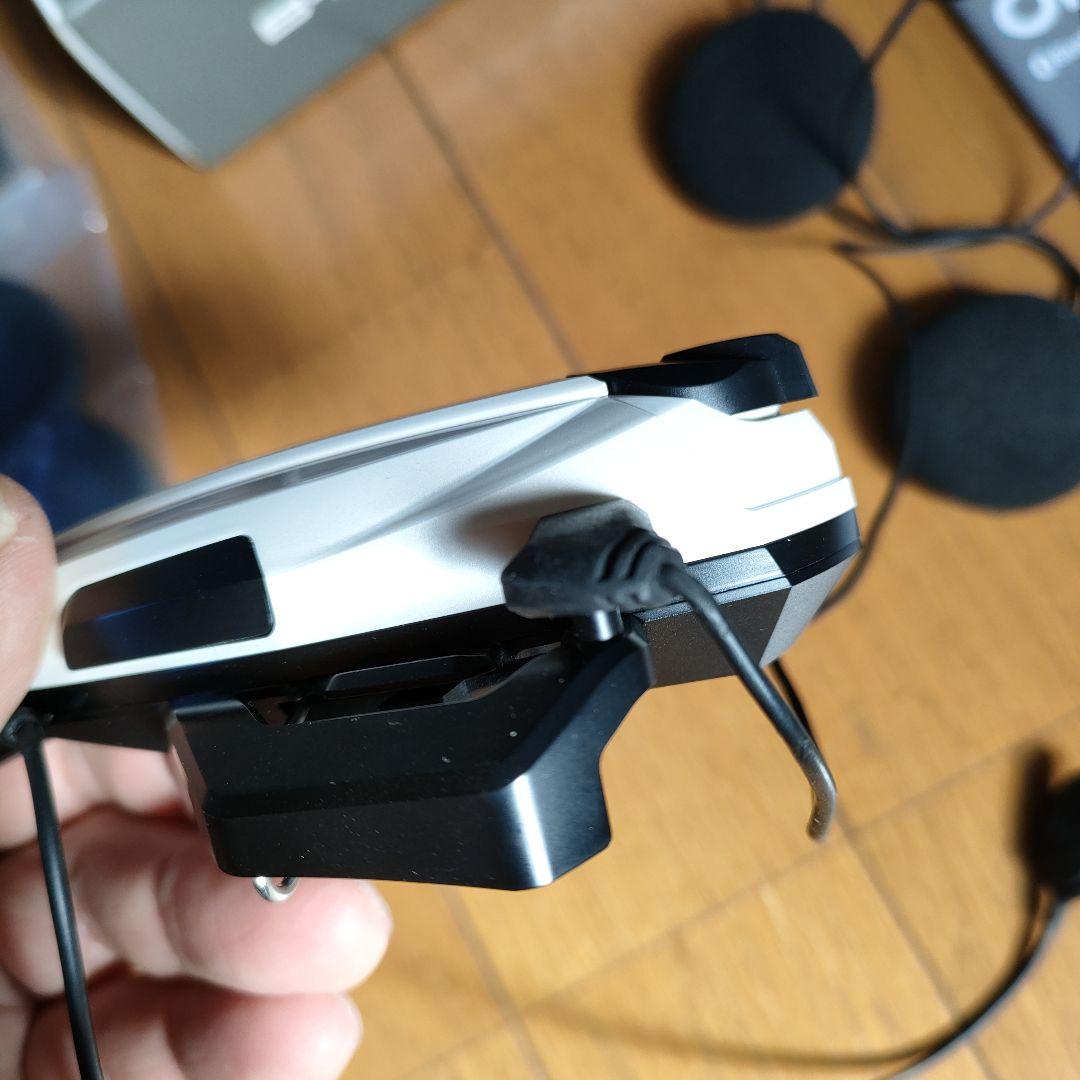 B+COM ONE ビーコム　ワン　ワイヤーマイク ホワイト　１度のみ使用　美品