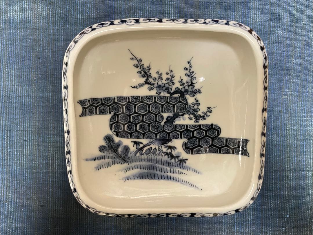 古伊万里　骨董 刺身皿と醤油皿のセット　各５客