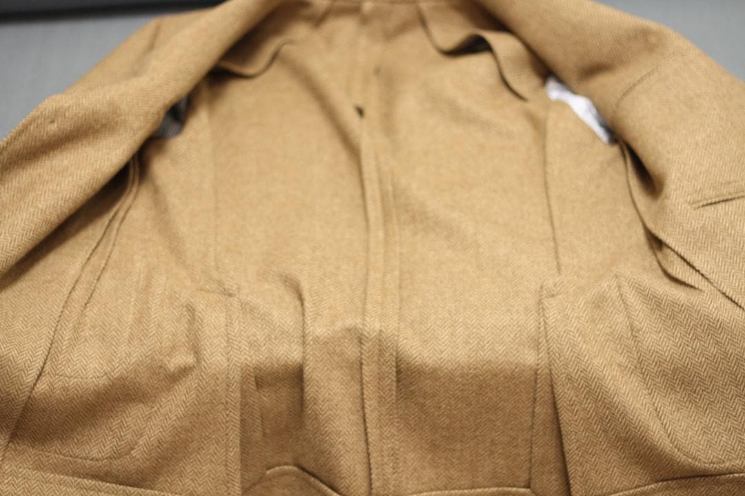 【極美品/イタリア製】Drake's ヘリンボーン ウール ジャケット 36