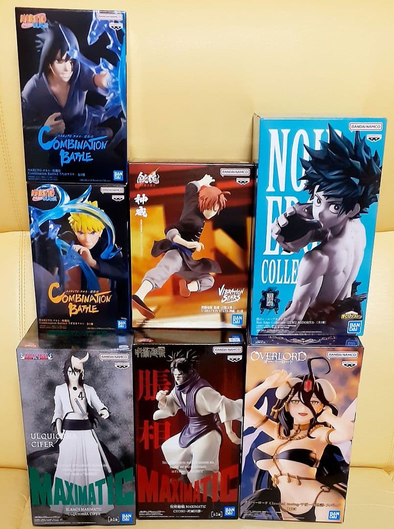 7体セット　NARUTO　ヒロアカ　　他　最新　プライズ　フィギュア　まとめ売り