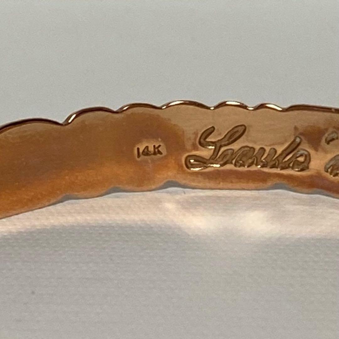 ハワイアンジュエリー　バングル　14K ピンクゴールド