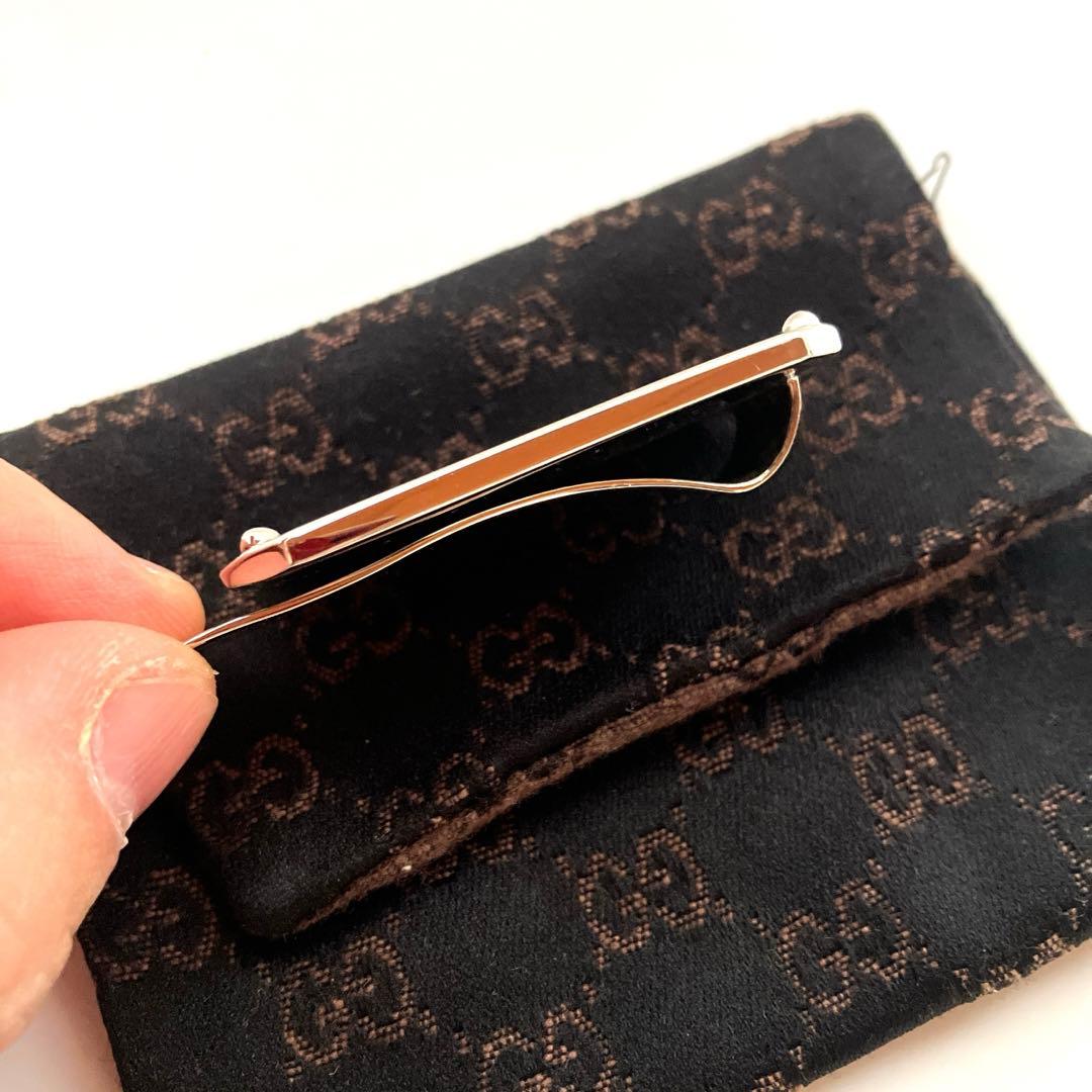 【極美品】GUCCI グッチ シマ レザー マネークリップ