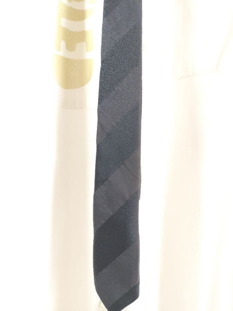 小物 HELMUT LANG Silk Narrow Regimental Tie