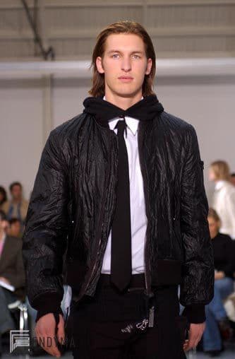 小物 HELMUT LANG Silk Narrow Regimental Tie