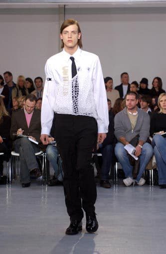 小物 HELMUT LANG Silk Narrow Regimental Tie