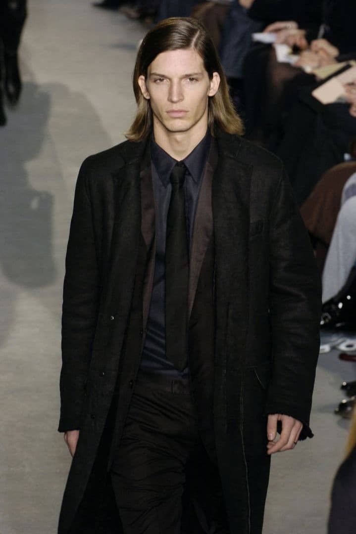 小物 HELMUT LANG Silk Narrow Regimental Tie