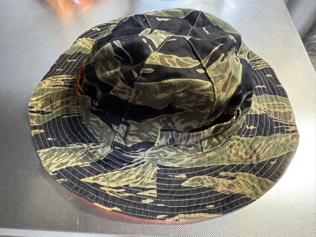 MASH製タイガーリバーシブルサンハット armyデニムハット バズリクソン