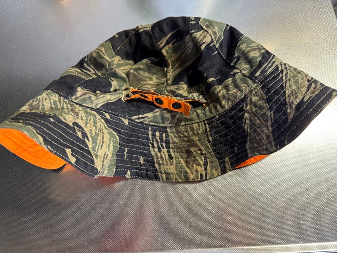 MASH製タイガーリバーシブルサンハット armyデニムハット バズリクソン
