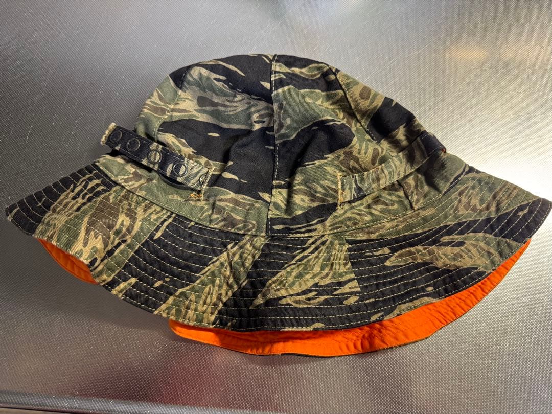 MASH製タイガーリバーシブルサンハット armyデニムハット バズリクソン