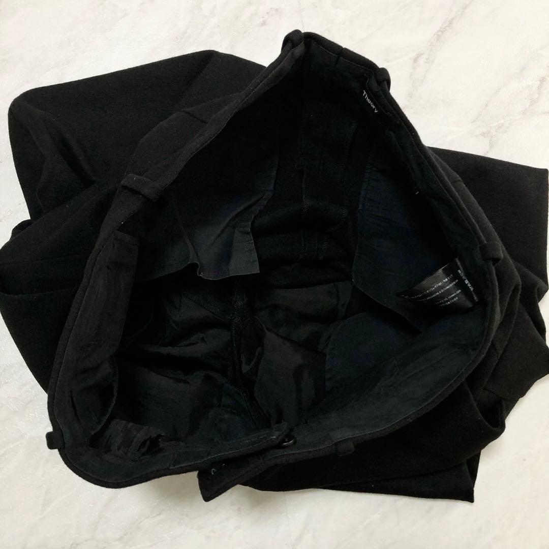 【美品】 Theory セットアップ Clinton メルトン ブラック L