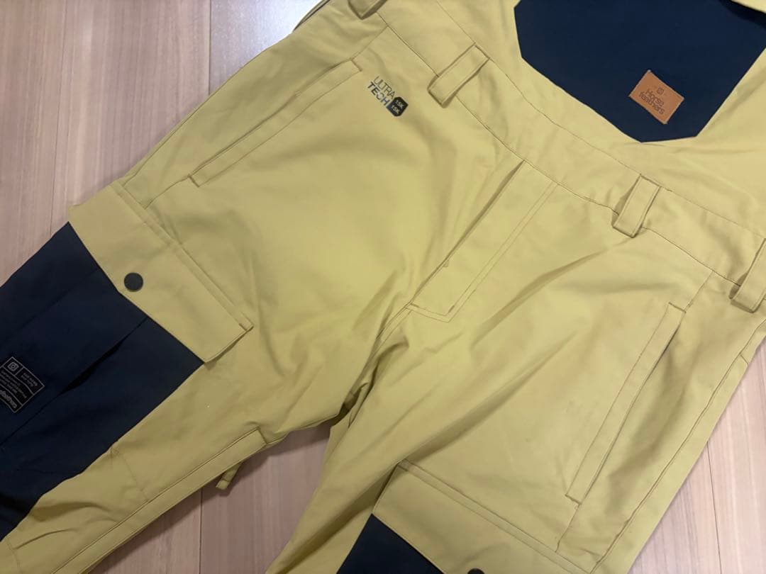 ★超美品★お洒落　ホースフェザーズ　MEDLER　ビブパンツ　スノーボード