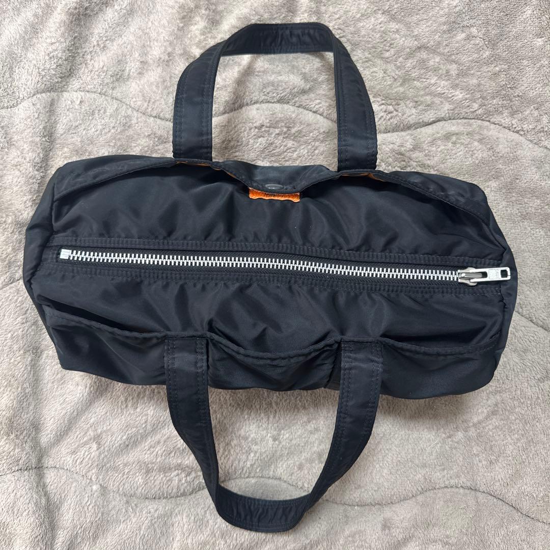 PORTER ポーター　タンカー　ドラムバッグ　ミニ　ボストンバッグ　ブラック