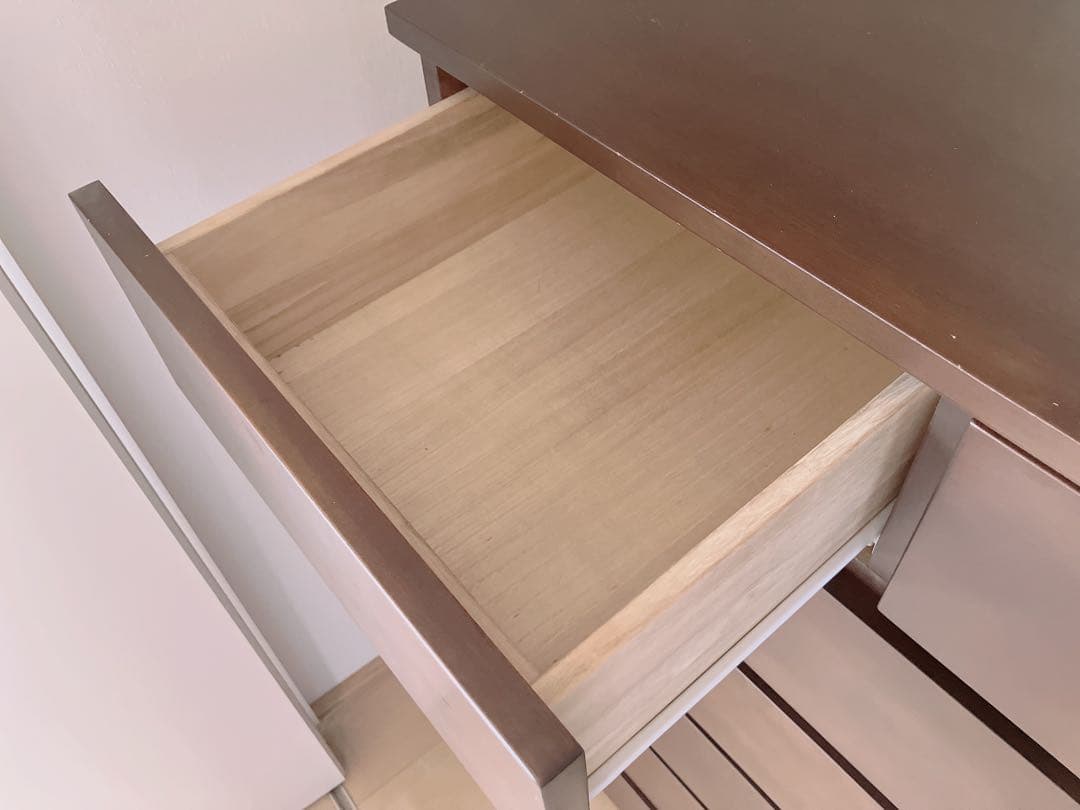 【美品 送料込】ブラウン 木製 チェスト タンス 6段