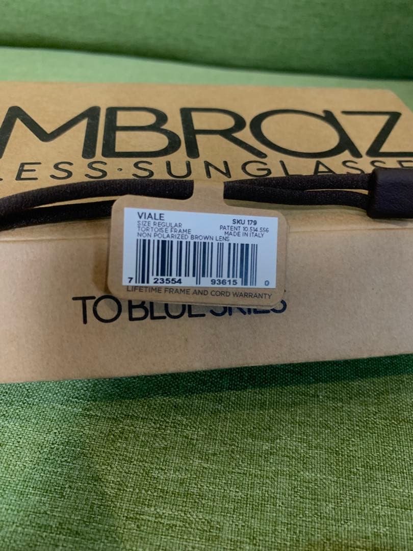 ombrazオンブラズ 新品未使用品OMBRAZサングラス