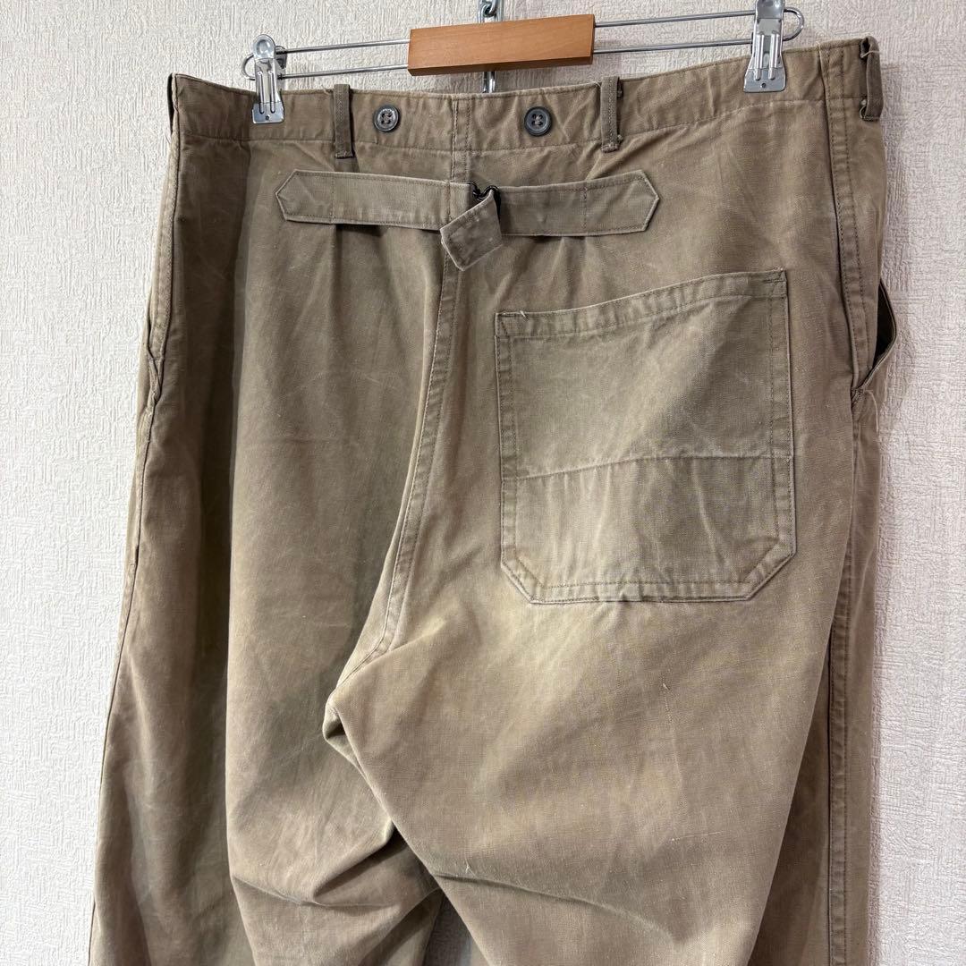 ⚫︎40s スウェーデン軍 M39 ワークパンツ シンチバック ビンテージパンツ
