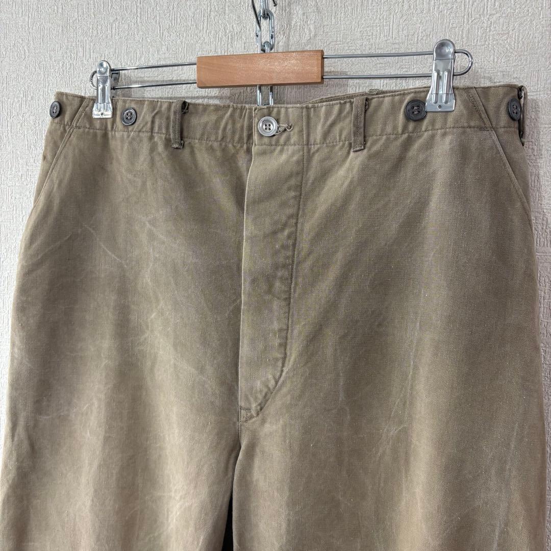 ⚫︎40s スウェーデン軍 M39 ワークパンツ シンチバック ビンテージパンツ