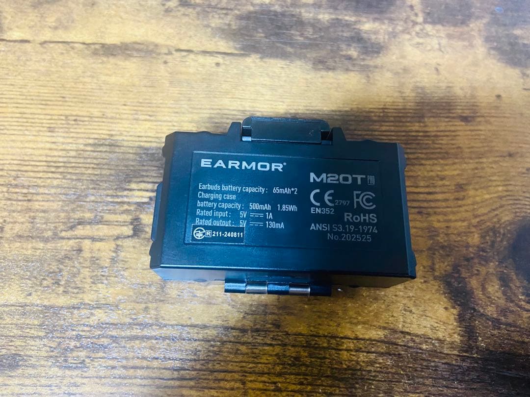 早い者勝ち　EARMOR M20T PRO/電子イヤープラグ、ワイヤレスイヤホン