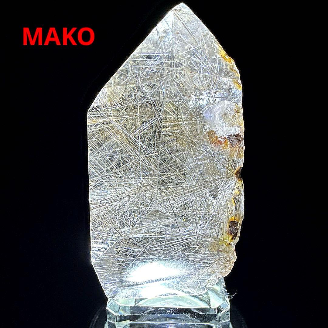 M1873☆ルチルクォーツ六角柱68g☆ミナスジェライス州産☆天然石　原石