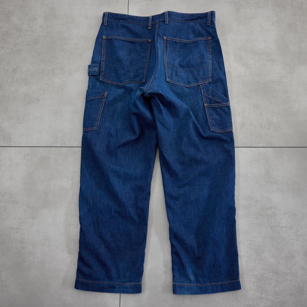 AD2010 コムデギャルソンオム ダブルニー デニム ペインターパンツ M