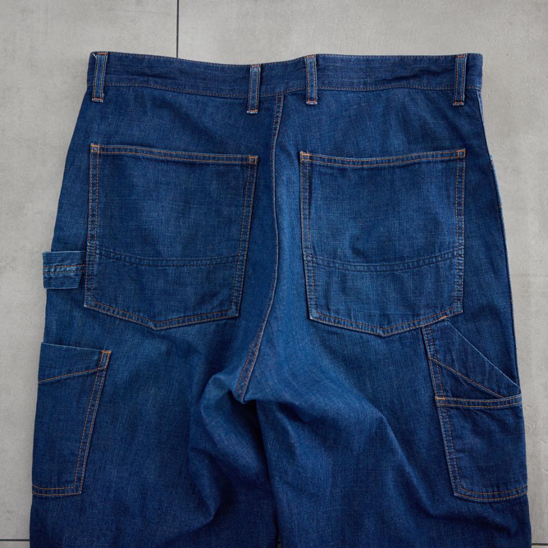 AD2010 コムデギャルソンオム ダブルニー デニム ペインターパンツ M