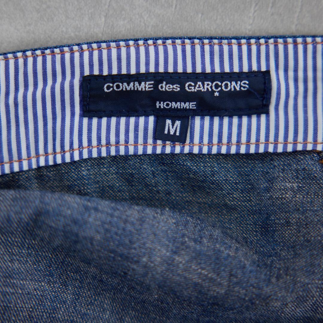 AD2010 コムデギャルソンオム ダブルニー デニム ペインターパンツ M