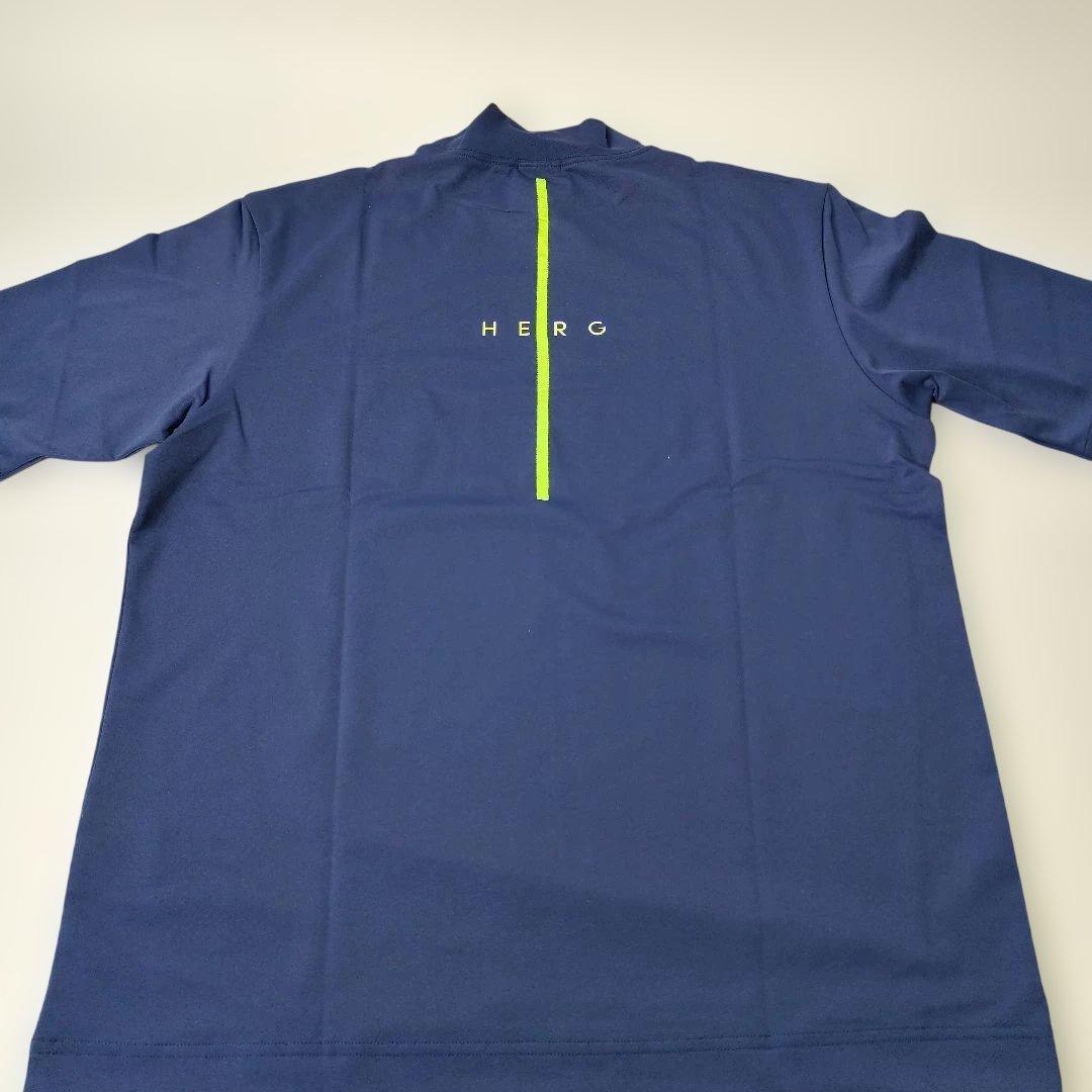 ※新品未使用タグ付き※HERG１モックネック半袖シャツ