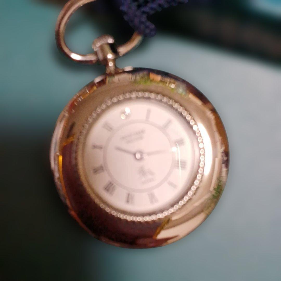 レトロ　シルバー925　Ascot Park Polo Club 懐中時計