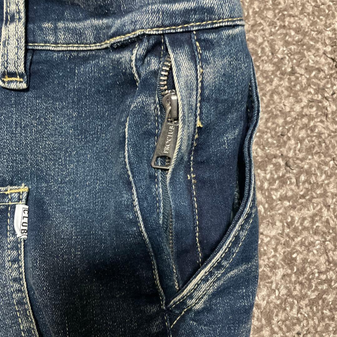 PRO CLUB カーゴパンツ デニム　バギーデニム