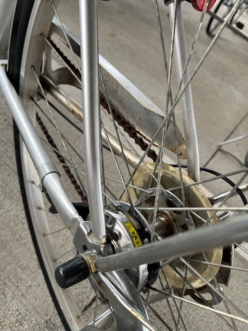 シルバー シティサイクル 前バスケット付き