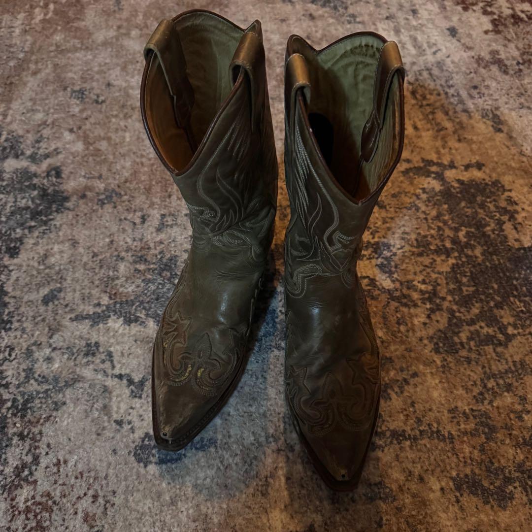 ウエスタンブーツ ブラウン レザー 42 sendra