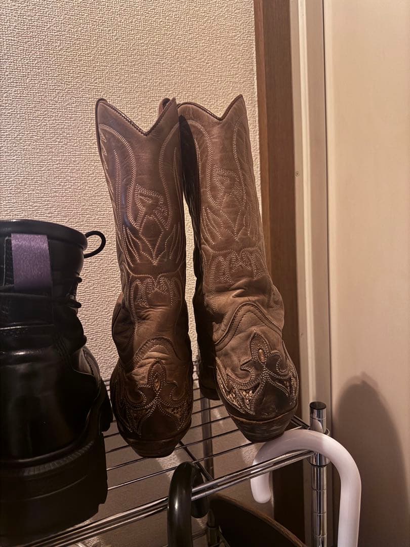 ウエスタンブーツ ブラウン レザー 42 sendra