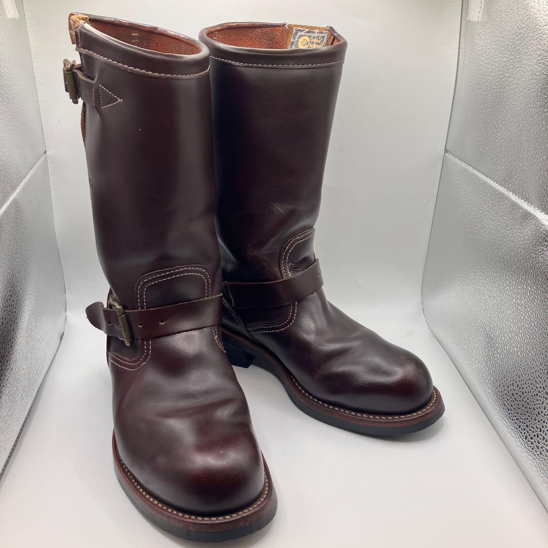 チ*ズ様 ☆美品☆ chippewa 91068 6E赤茶エンジニアブーツ オイ