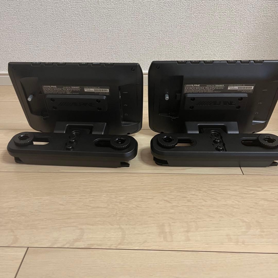 ✨【良品】ALPINE ヘッドレストモニター SSA9ST（2台セット）✨