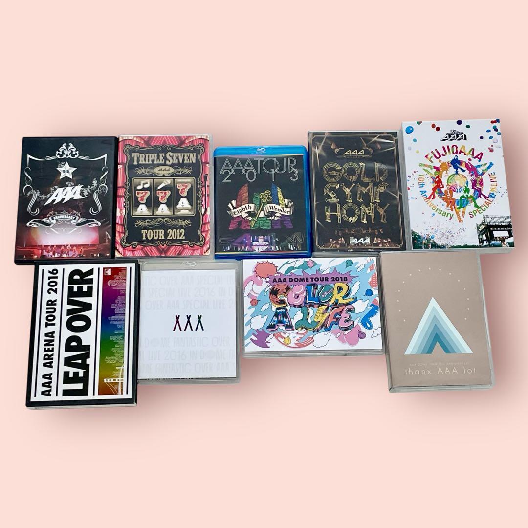 【まとめ売り】AAA トリプルエー LIVE DVD Blu-ray