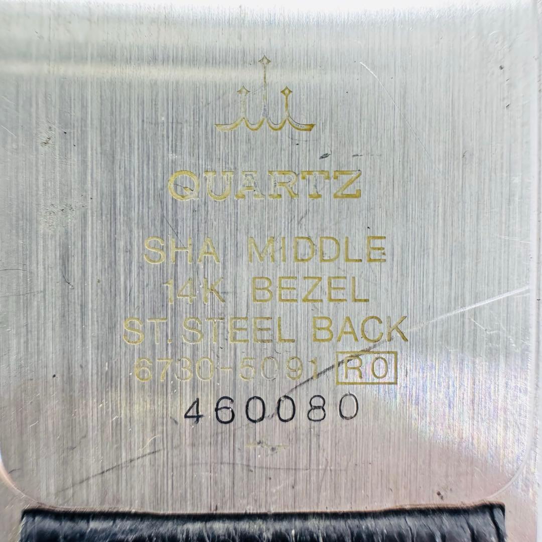 ✨SEIKO✨CREDOR✨6730-5091✨14K✨SS✨クオーツ✨腕時計✨