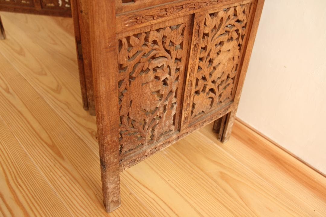 パーテーション　木製　衝立　アンティーク　古道具