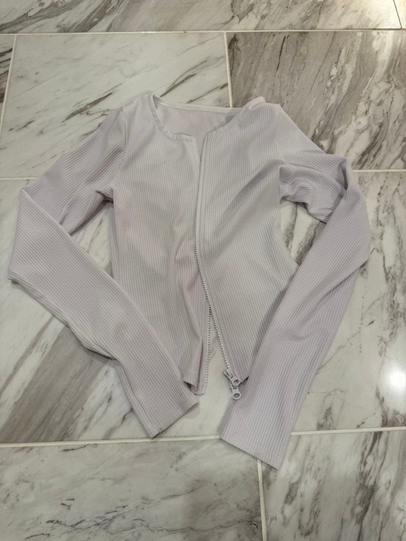 aloyoga リブ スターダスト ロングスリーブ Sサイズ