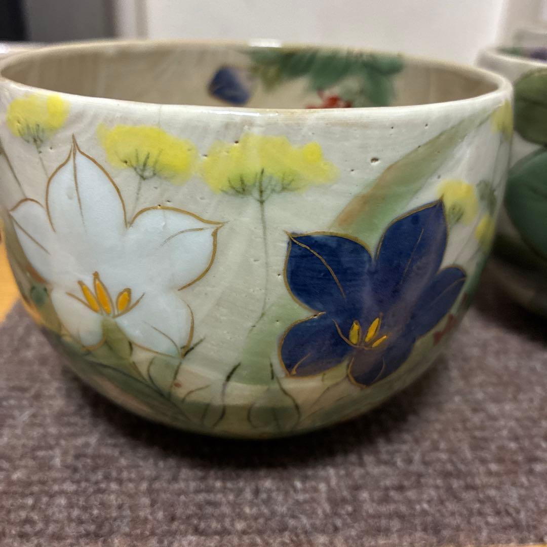 京焼　陶あん　抹茶碗　5点セット