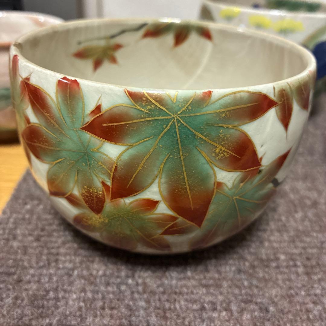 京焼　陶あん　抹茶碗　5点セット