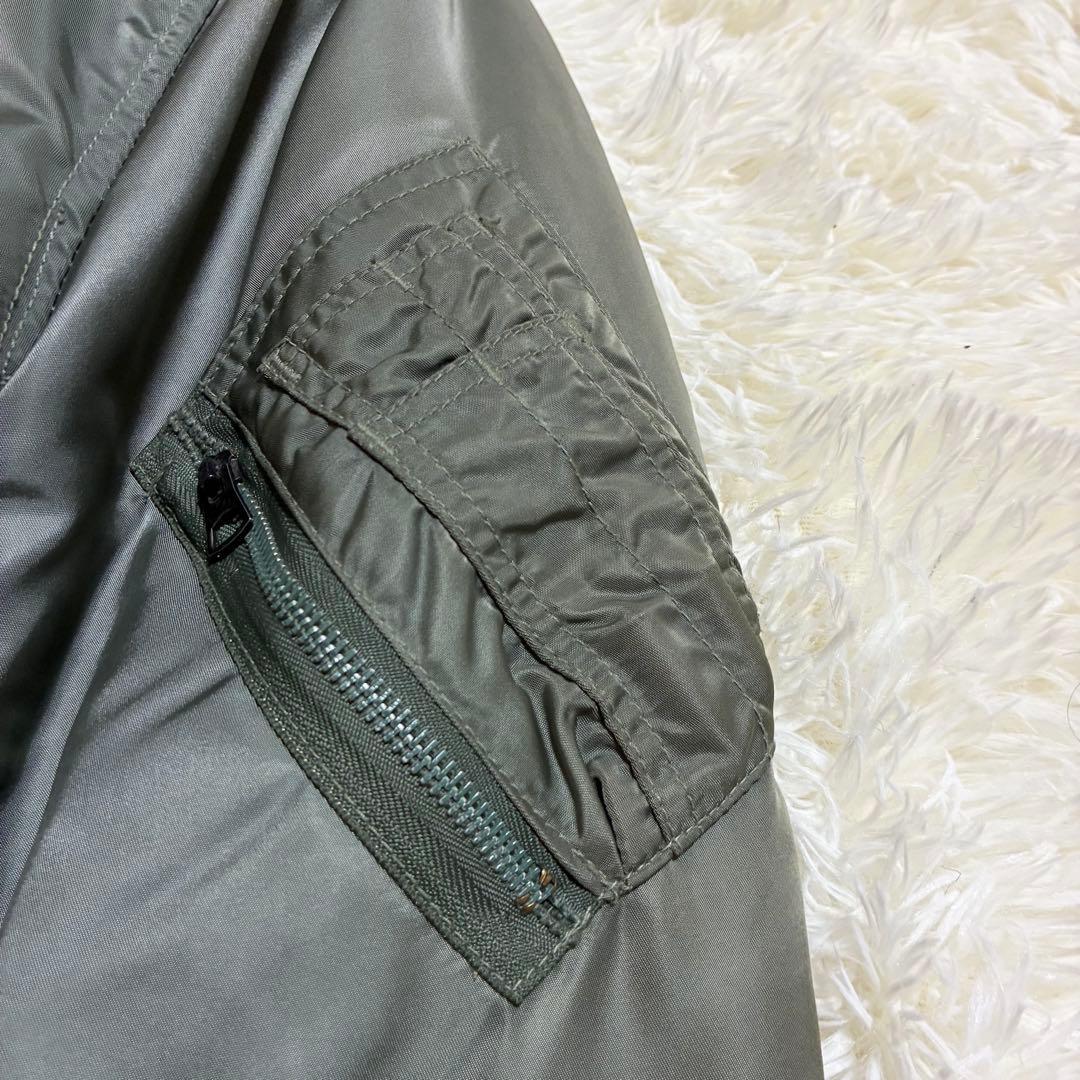 90s AVIREX XL コマーシャルロゴ アーチロゴ フライトジャケット