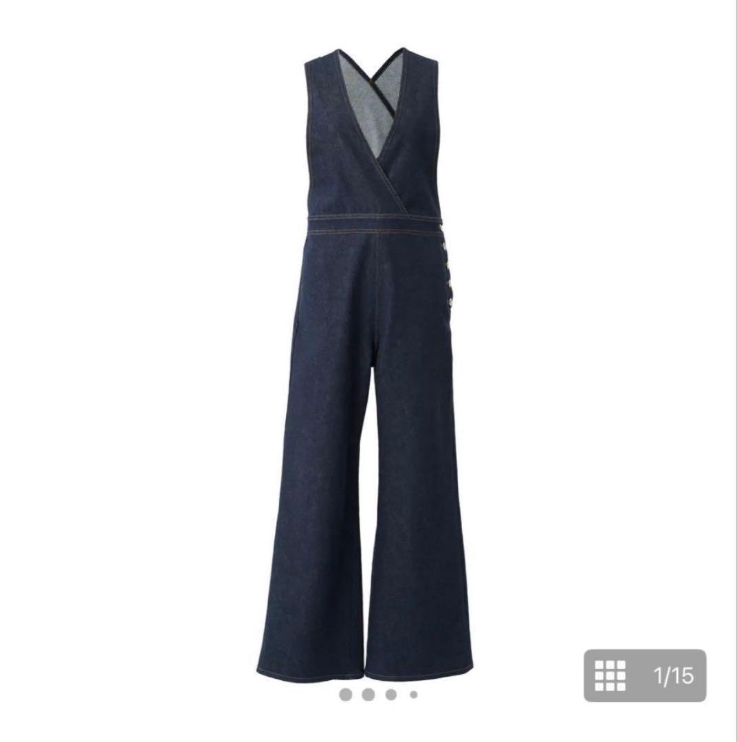 新品 cygne シーニュ　デニムサロペット　0