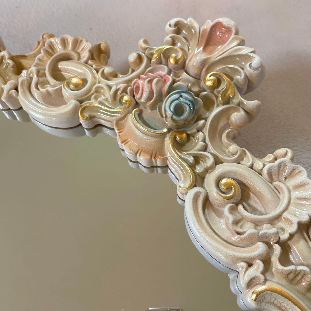 ロココ調ミラー　大型