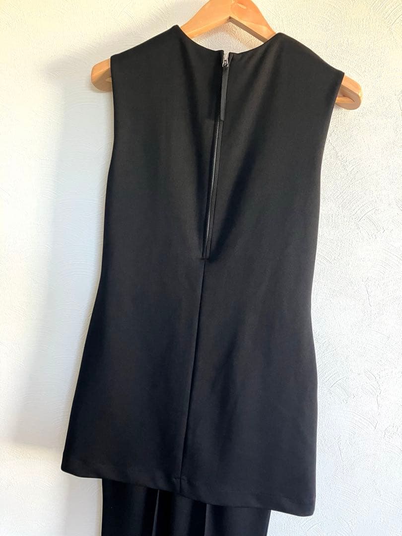 【美品】UN3D. アンスリード レイヤード オールインワン ブラック