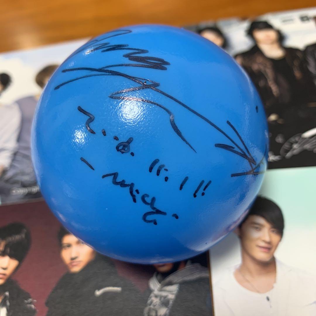 【送料込み！】東方神起★ユチョン★レアサインボール