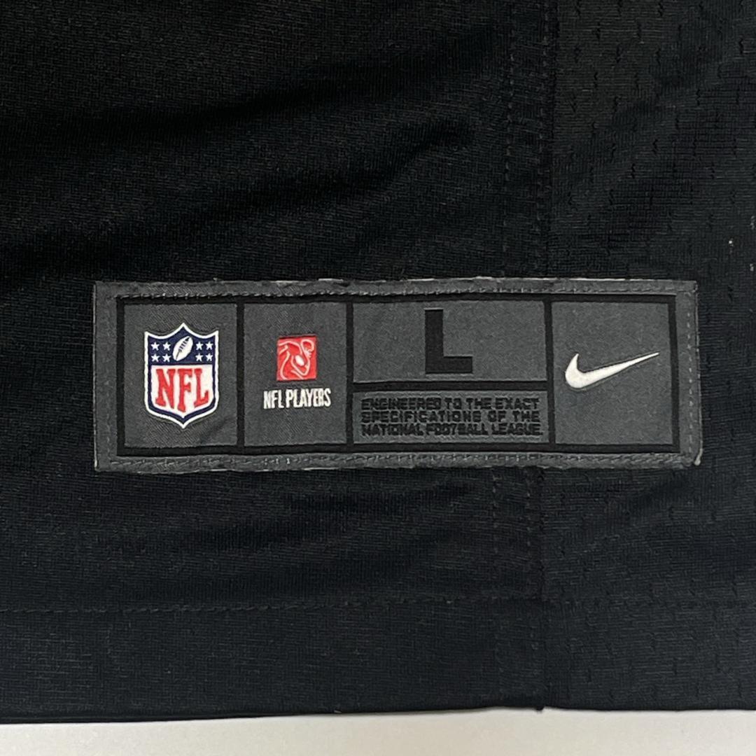 NIKE NFLレイダース 黒 L アメフト ゲームシャツ ユニフォーム 90s