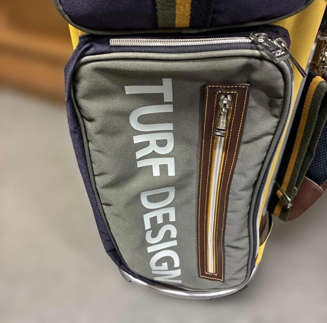 TURF DESIGN ゴルフバッグ 帆布 9.5型 軽量 ターフデザイン