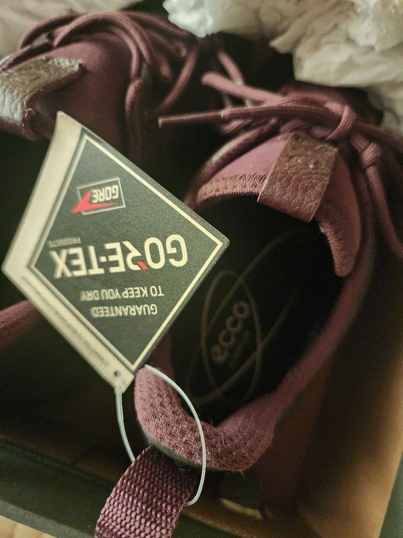 ecco エコー　グルーブ　ゴアテックス　シボレザー　スニーカー　40センチ